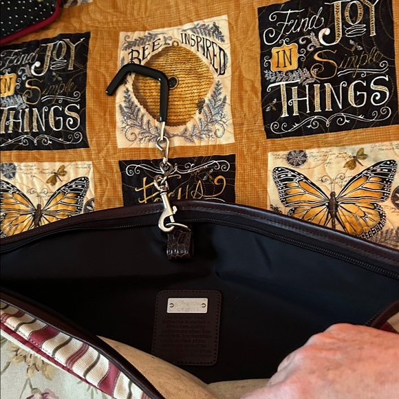 Brighton Brown and Black Travel garment bag - Picture 5 of 16